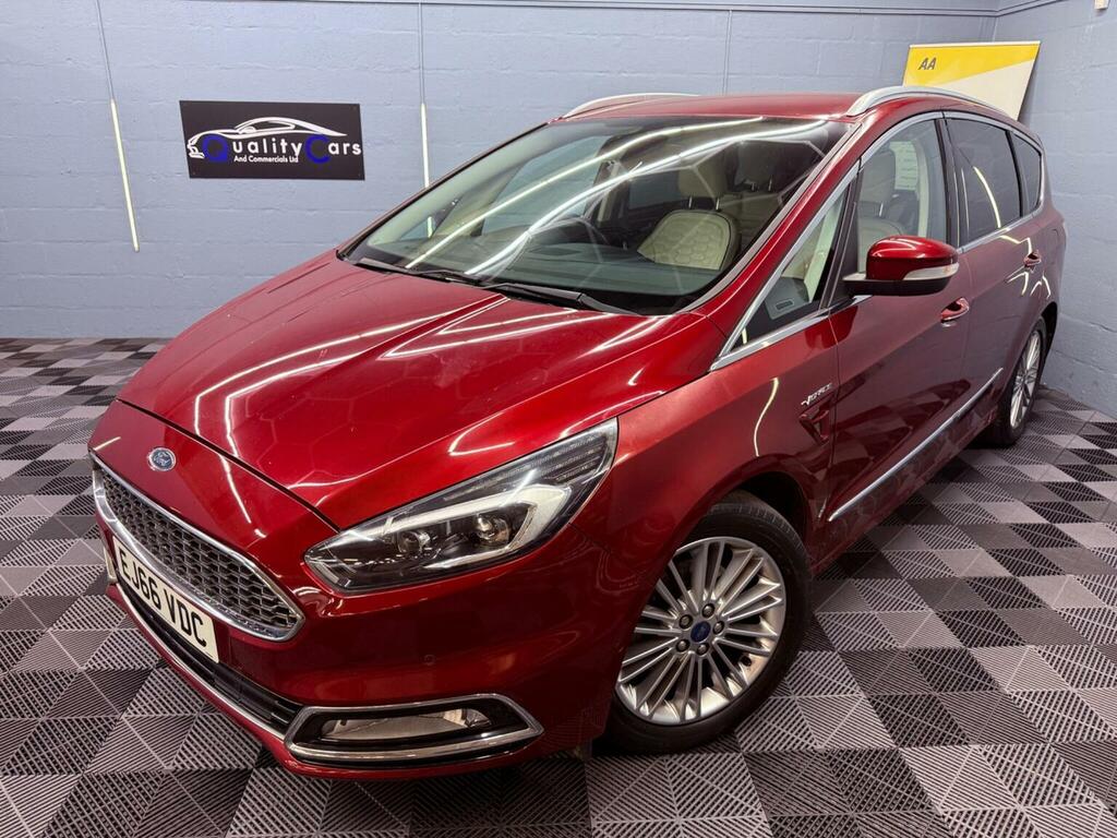 Ford S-Max 2.0T Ecoboost Vignale Euro 6 Ss Red