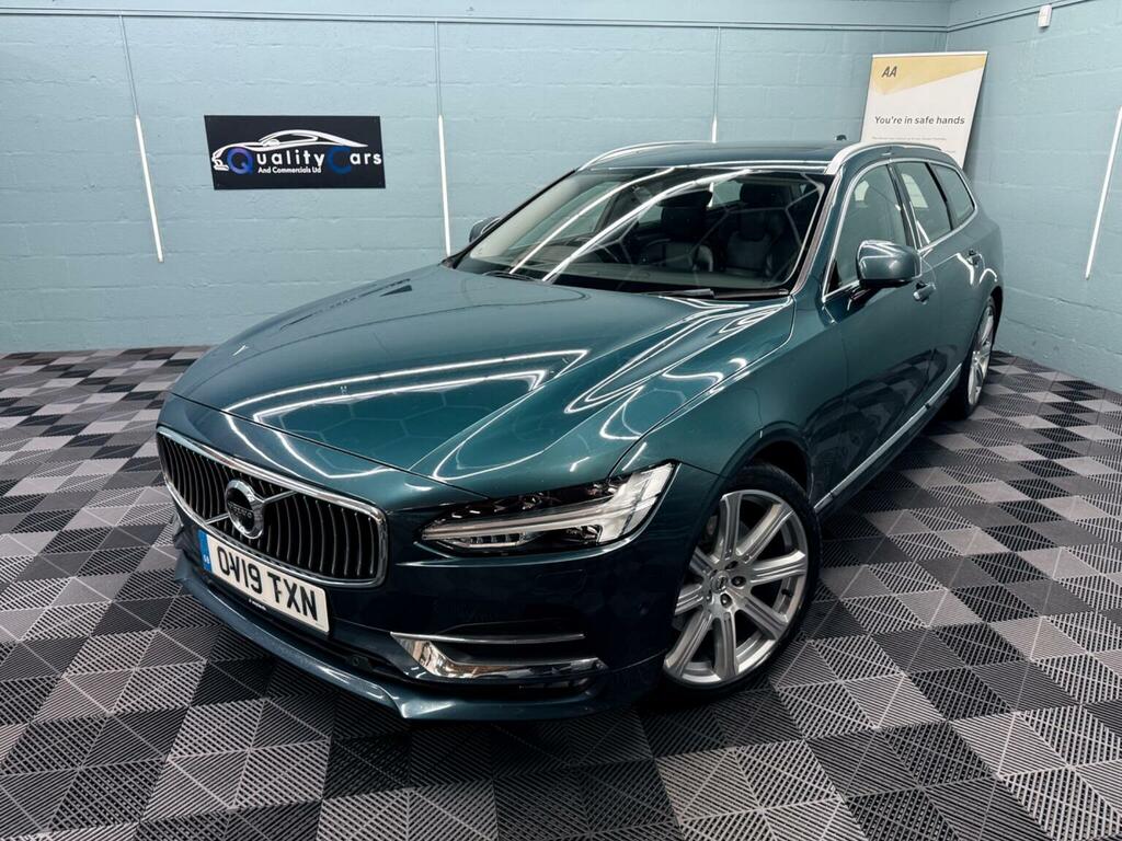 Volvo V90 2.0 D5 Powerpulse Inscription Pro Awd Euro 6 OV19TXN Blue #3