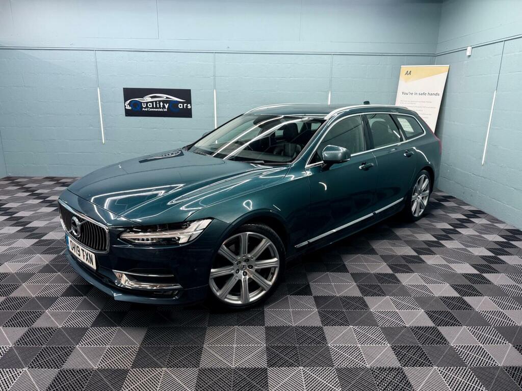 Volvo V90 2.0 D5 Powerpulse Inscription Pro Awd Euro 6 OV19TXN Blue #4