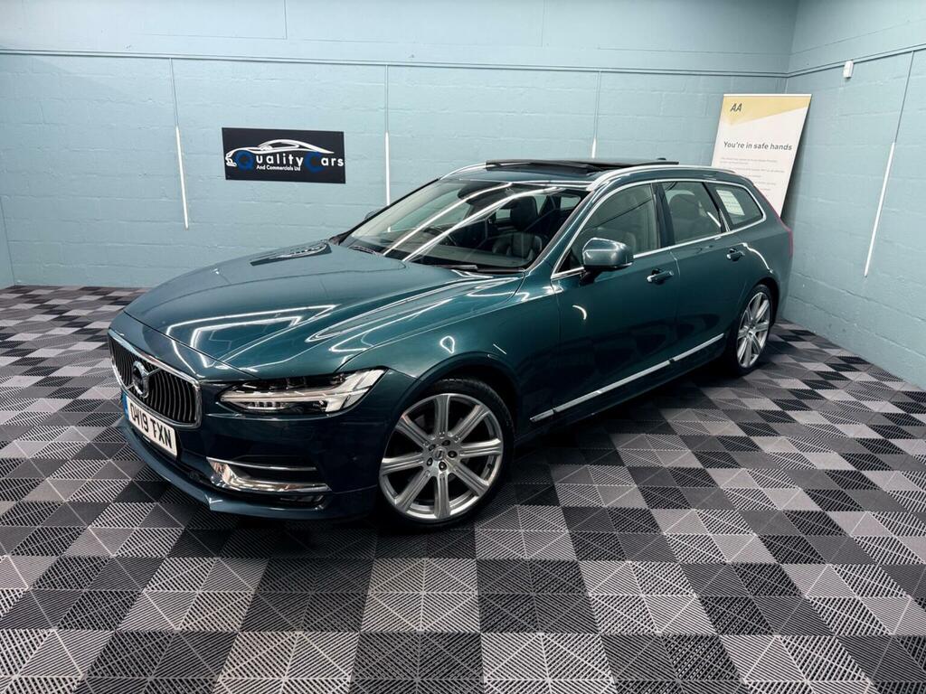 Volvo V90 2.0 D5 Powerpulse Inscription Pro Awd Euro 6 OV19TXN Blue #2