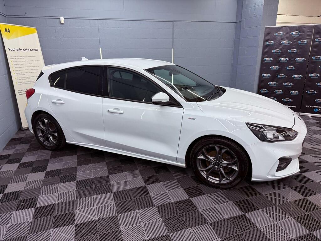 Ford Focus 1.0T Ecoboost St-line Euro 6 Ss YK19AWW White #4