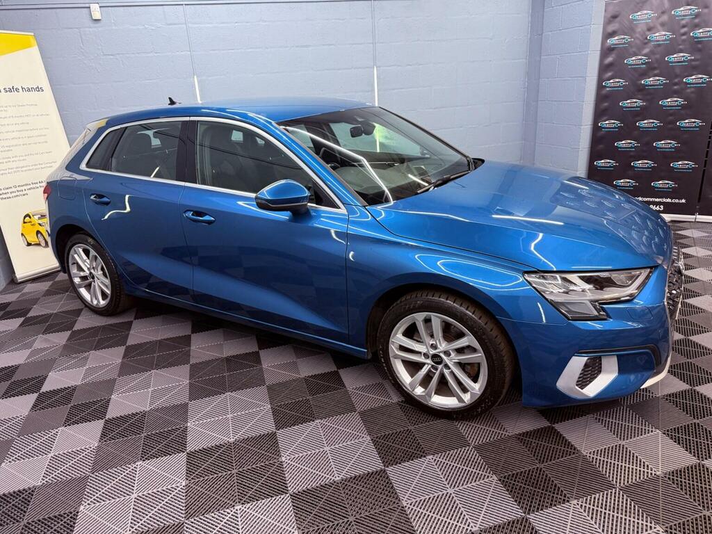 Audi A3 1.4 Tfsie 40 Sport Sportback S Tronic Euro 6 Ss VN22XOW Blue #4