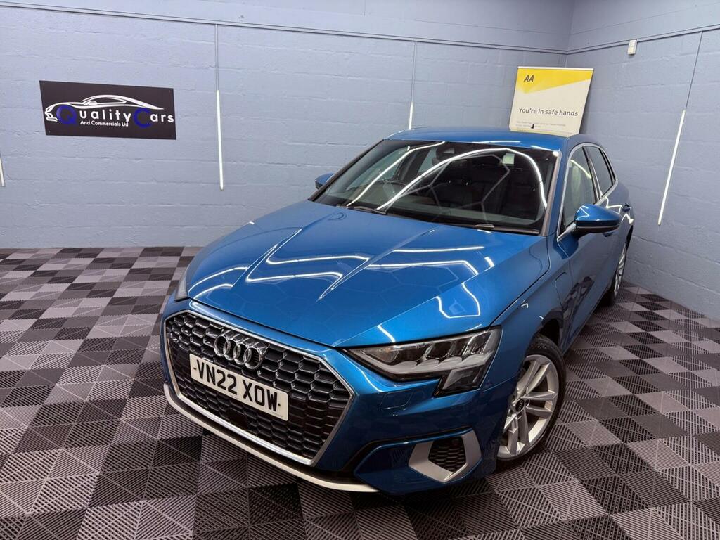 Audi A3 1.4 Tfsie 40 Sport Sportback S Tronic Euro 6 Ss VN22XOW Blue #2