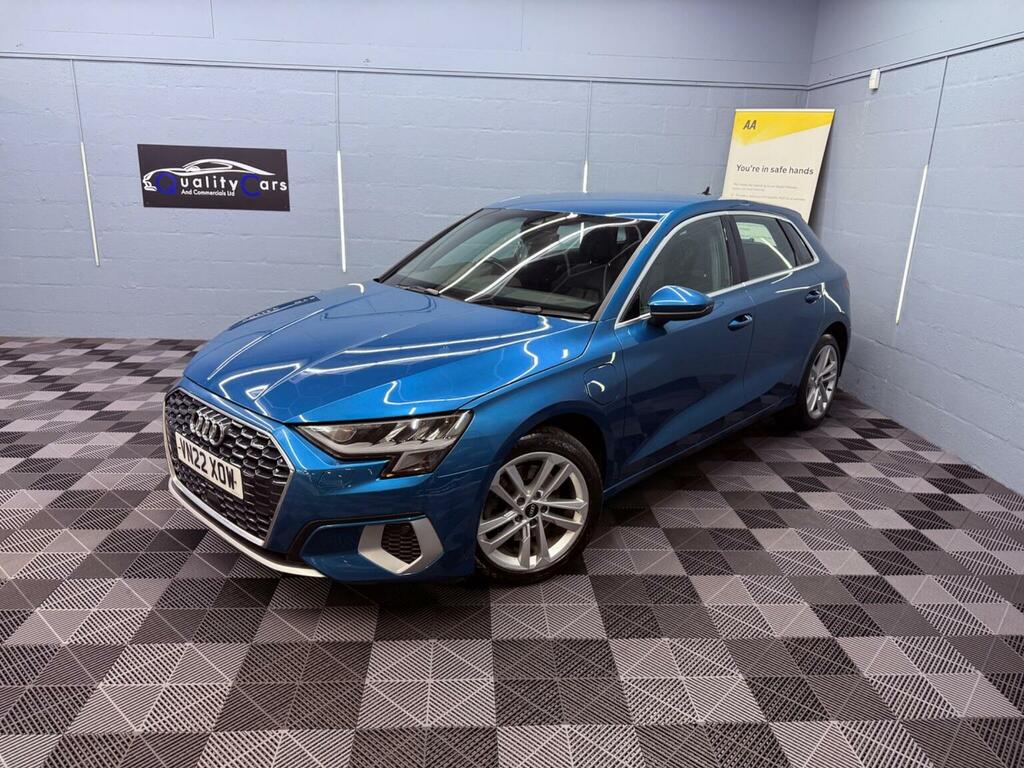 Audi A3 1.4 Tfsie 40 Sport Sportback S Tronic Euro 6 Ss VN22XOW Blue #3