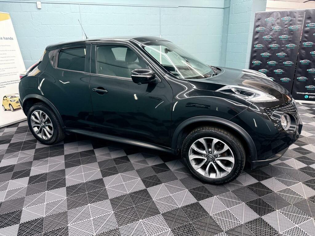 Nissan Juke 1.6 Tekna Xtron Euro 6 EY19NUM Black #4