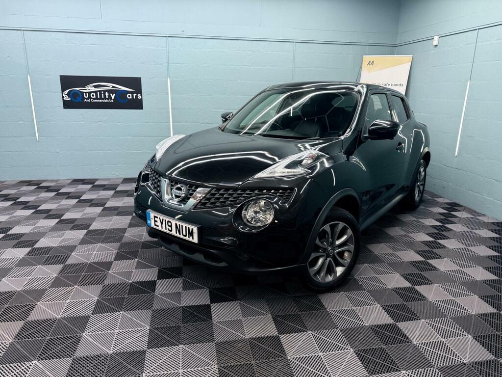 Nissan Juke 1.6 Tekna Xtron Euro 6 EY19NUM Black #2