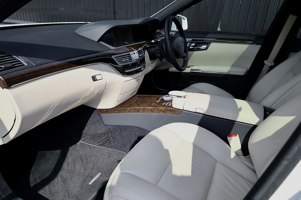 Mercedes-Benz S Class S500 L White #5