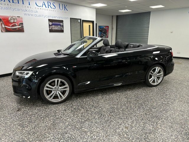 Audi A3 Cabriolet 2.0 Tfsi S Line Convertible S Tronic Qu Black #3