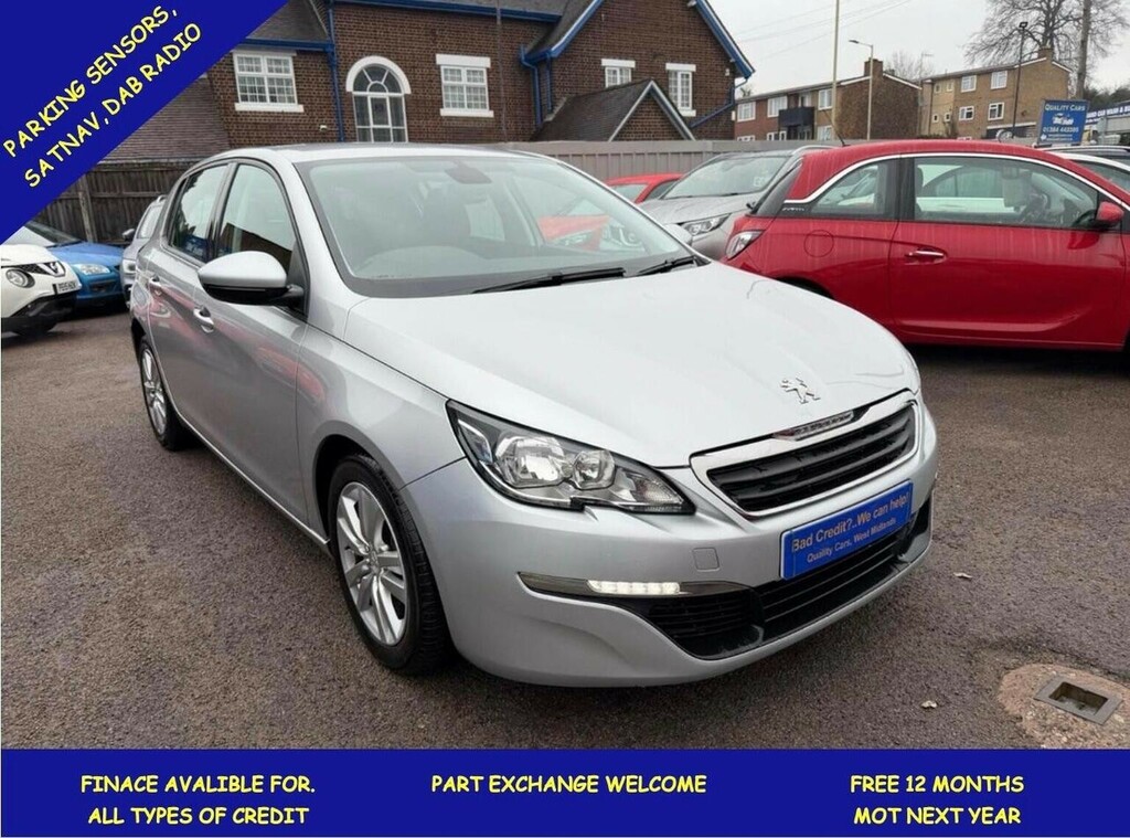 Peugeot 308 Hatchback 1.6 Bluehdi Active Euro 6 Ss 201 Silver