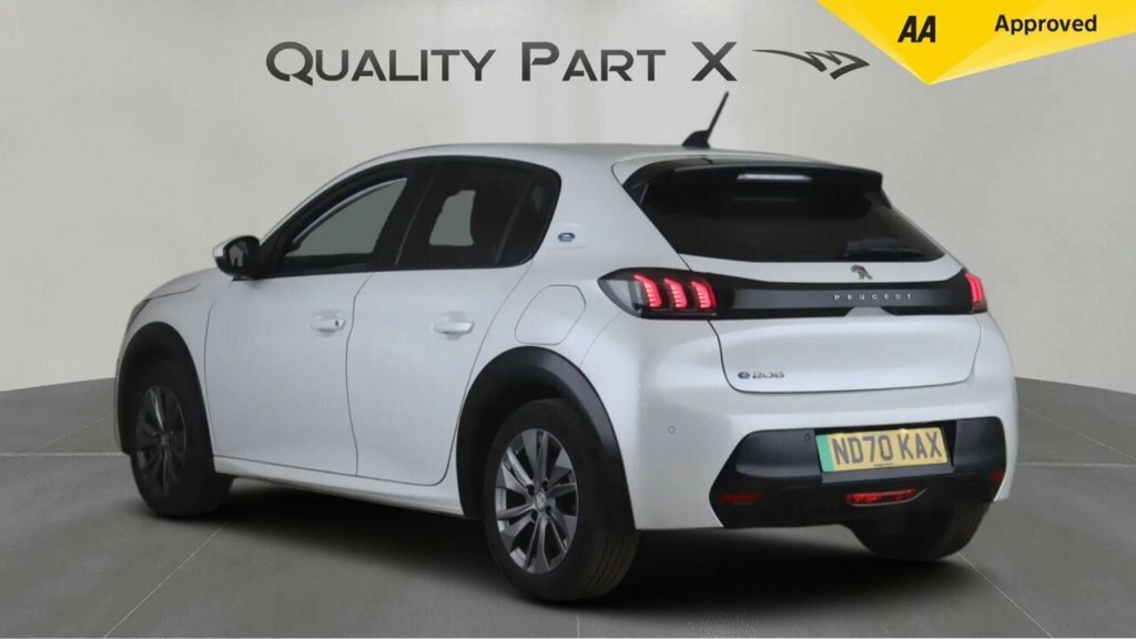 Peugeot e-208 Hatchback ND70KAX White #5