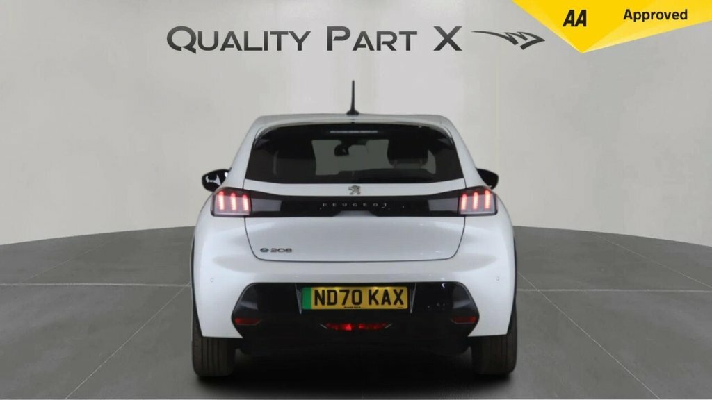 Peugeot e-208 Hatchback ND70KAX White #6
