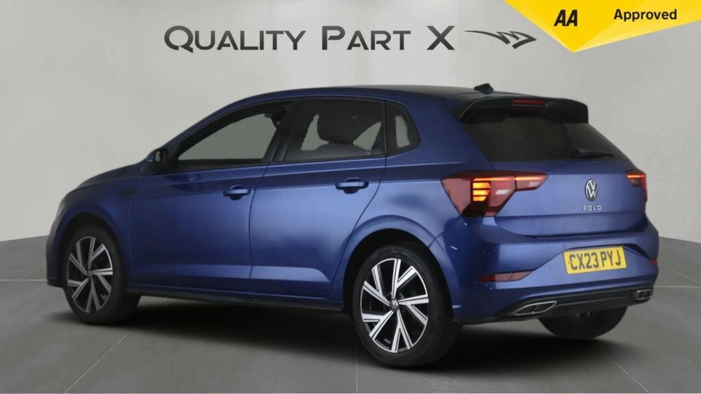 Volkswagen Polo 1L R-line CX23PYJ Blue #4