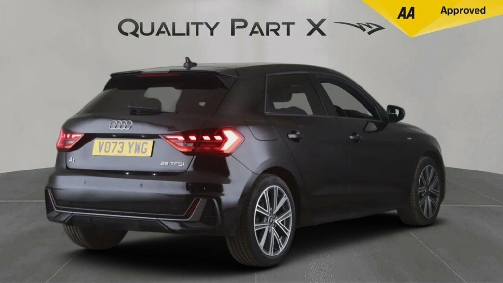 Audi A1 Hatchback VO73YWG Black #6