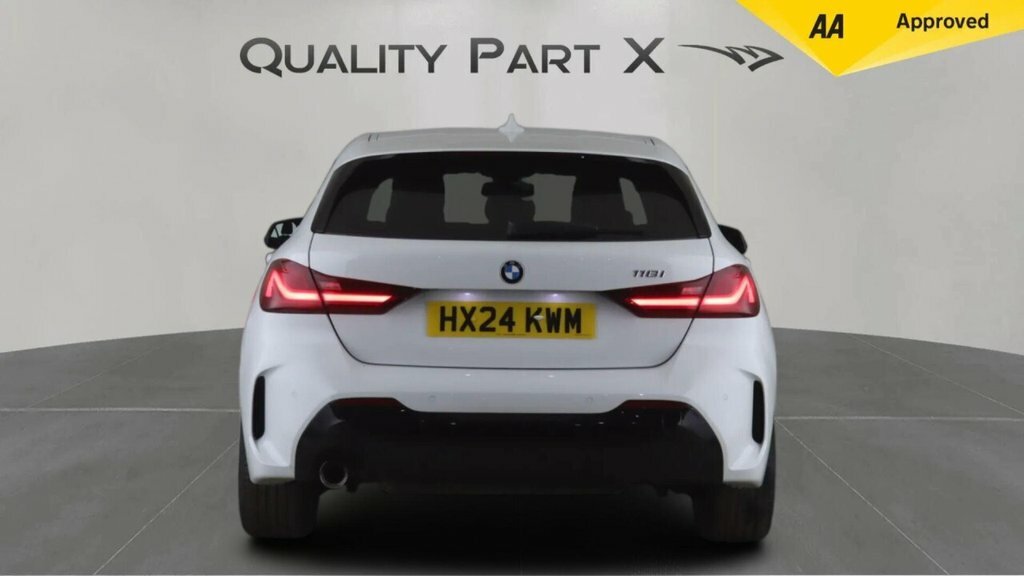 BMW 1 Series Hatchback HX24KWM White #5
