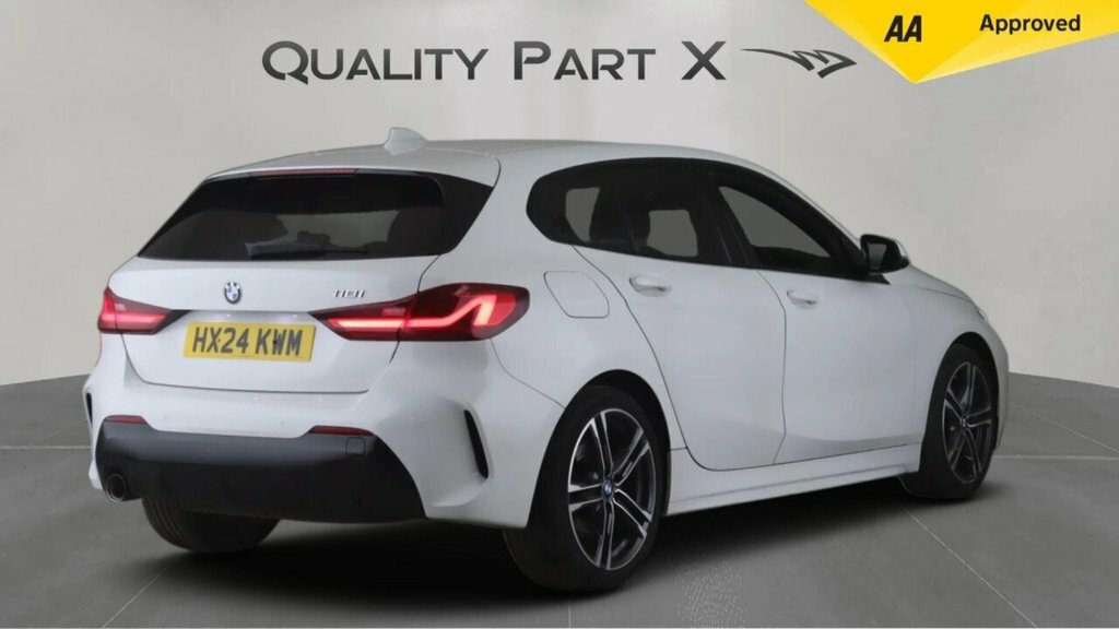 BMW 1 Series Hatchback HX24KWM White #6