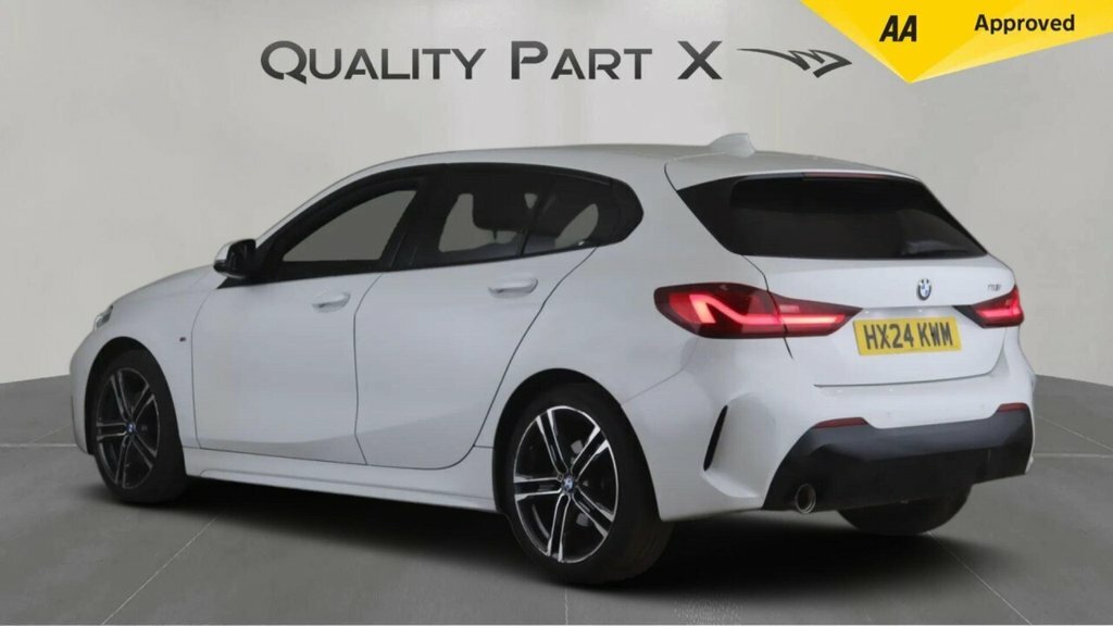 BMW 1 Series Hatchback HX24KWM White #4