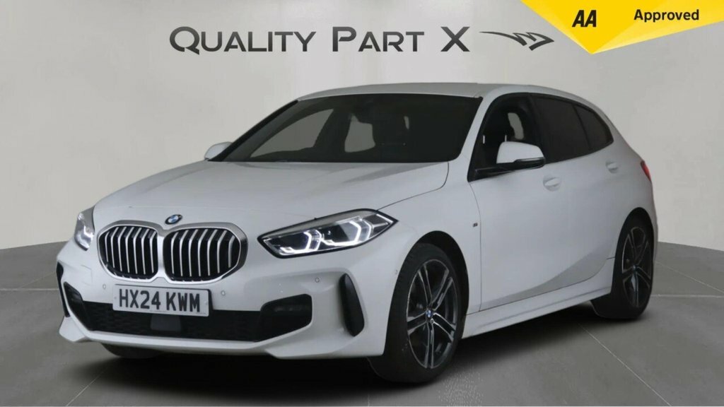 BMW 1 Series Hatchback HX24KWM White #2