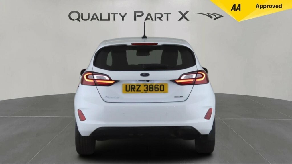Ford Fiesta Hatchback URZ3860 White #5