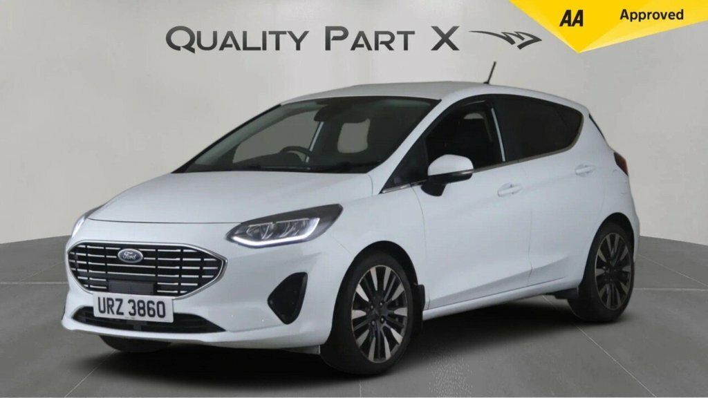 Ford Fiesta Hatchback URZ3860 White #2