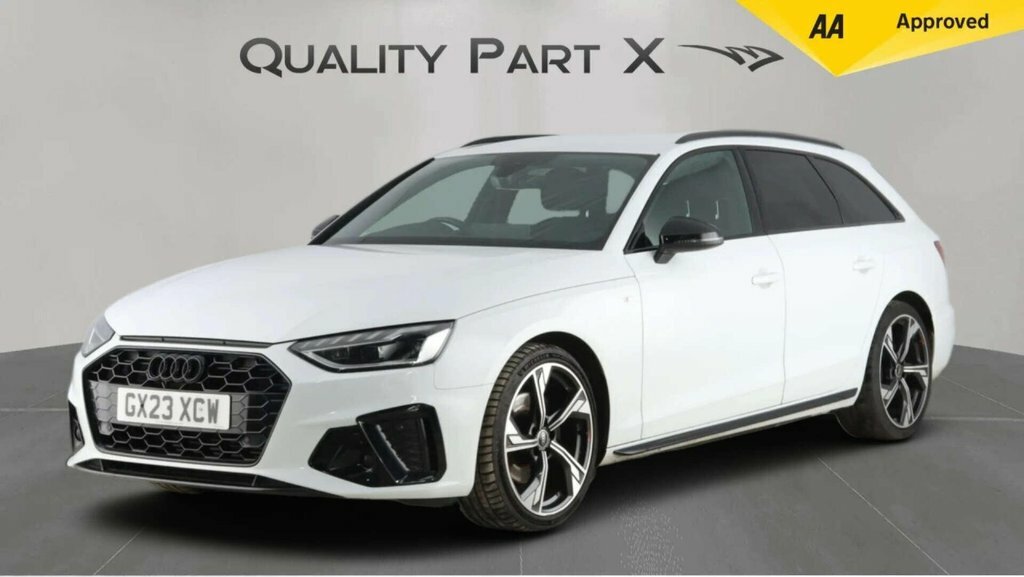 Audi A4 Avant Estate GX23XCW White #3