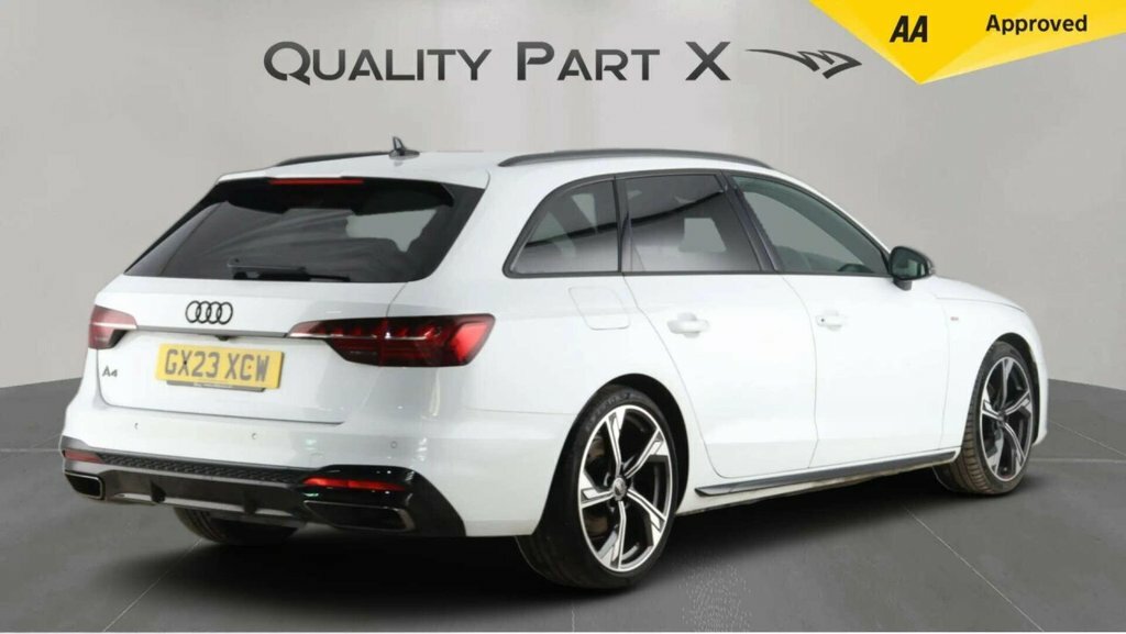 Audi A4 Avant Estate GX23XCW White #5