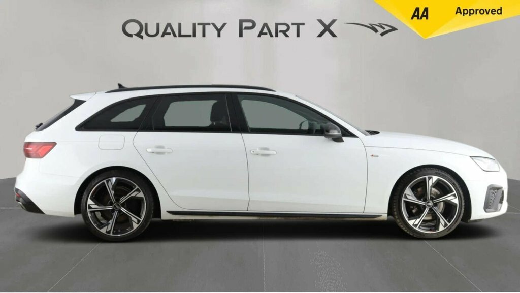Audi A4 Avant Estate GX23XCW White #4