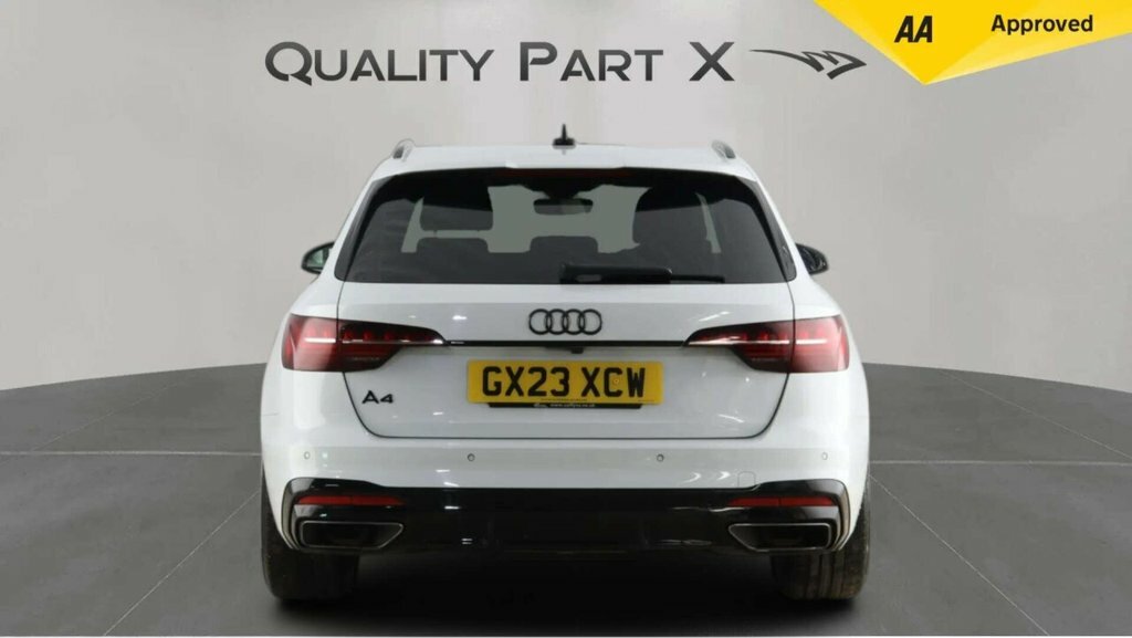 Audi A4 Avant Estate GX23XCW White #6