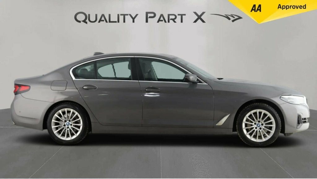 BMW 5 Series Saloon Grey #4