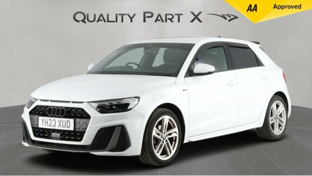 Audi A1 Hatchback YH23XUD White #3