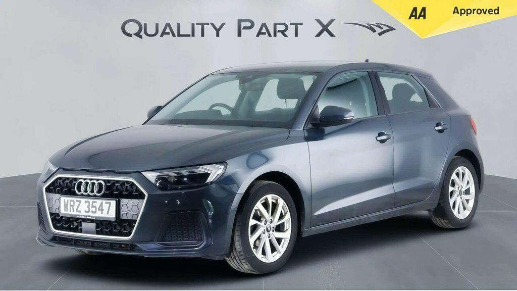 Audi A1 Hatchback WRZ3547 Grey #3