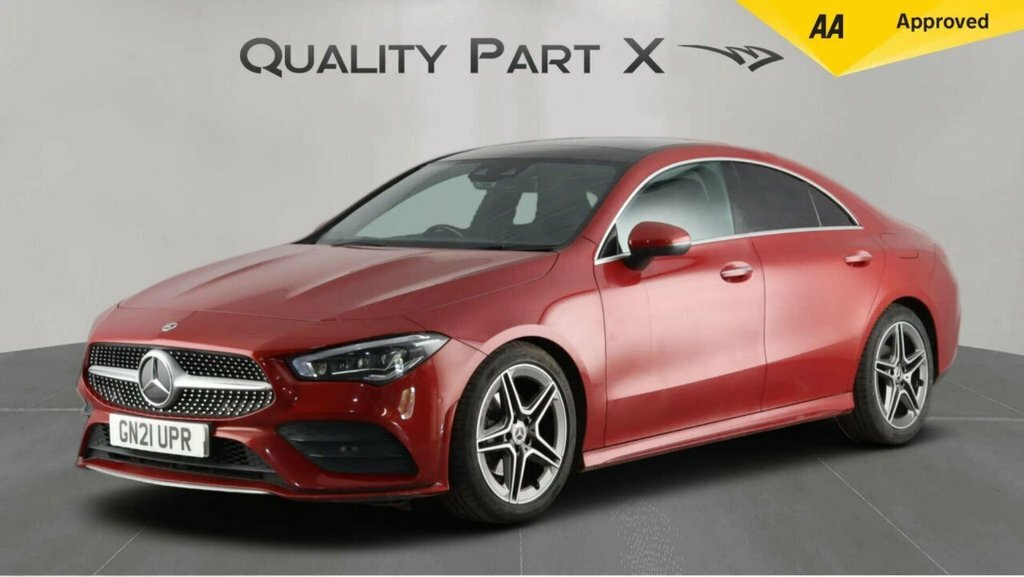 Mercedes-Benz CLA Class Saloon GN21UPR Red #3