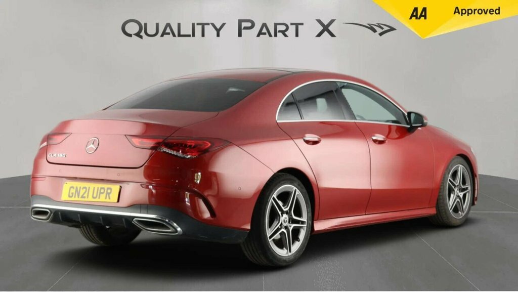 Mercedes-Benz CLA Class Saloon GN21UPR Red #5