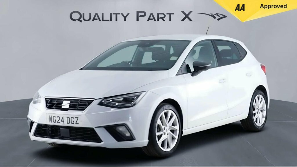 Seat Ibiza Hatchback WG24DGZ White #3