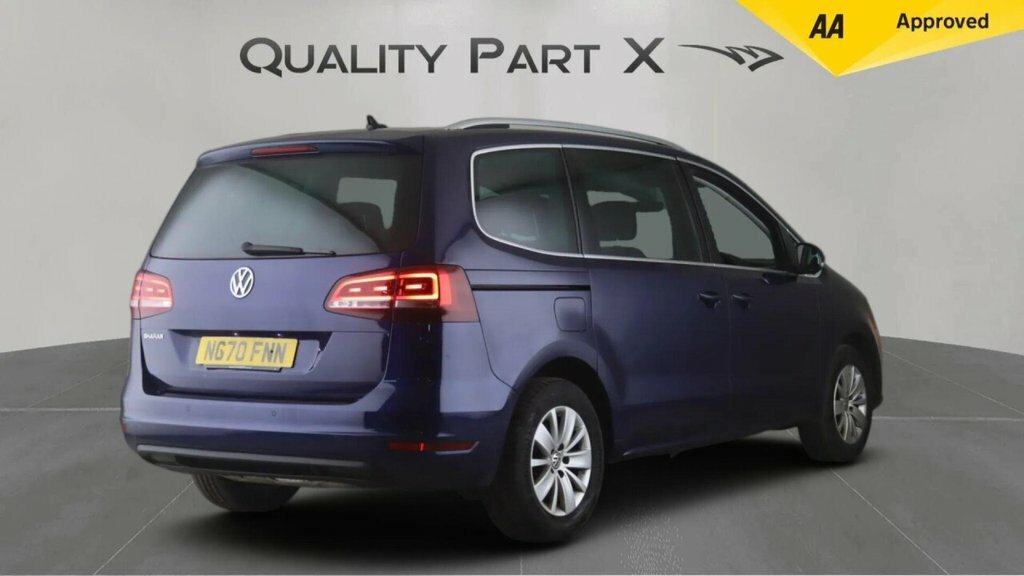 Volkswagen Sharan Mpv Blue #6