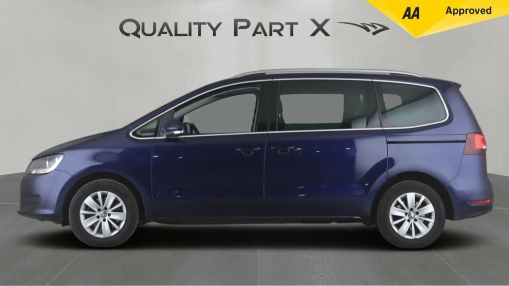 Volkswagen Sharan Mpv Blue #3