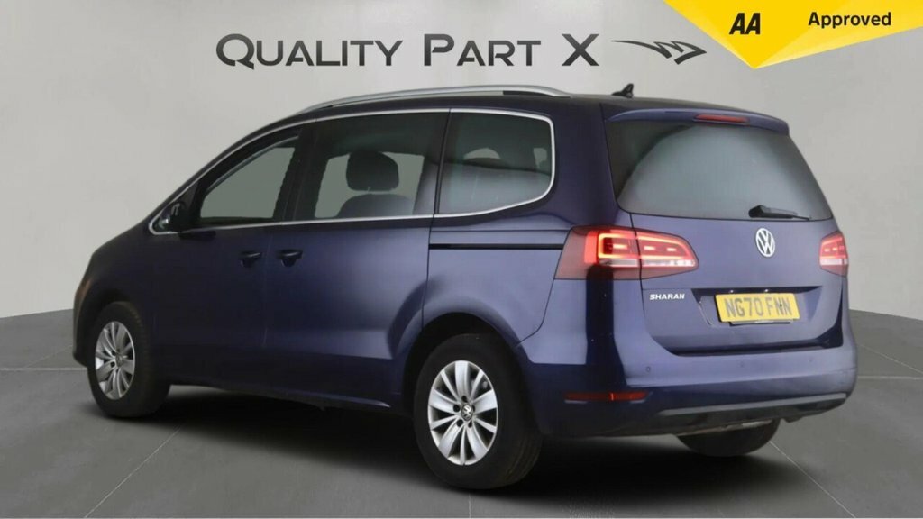 Volkswagen Sharan Mpv Blue #3