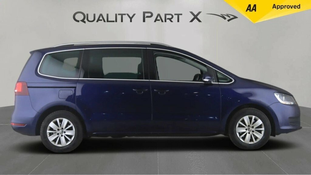 Volkswagen Sharan Mpv Blue #5