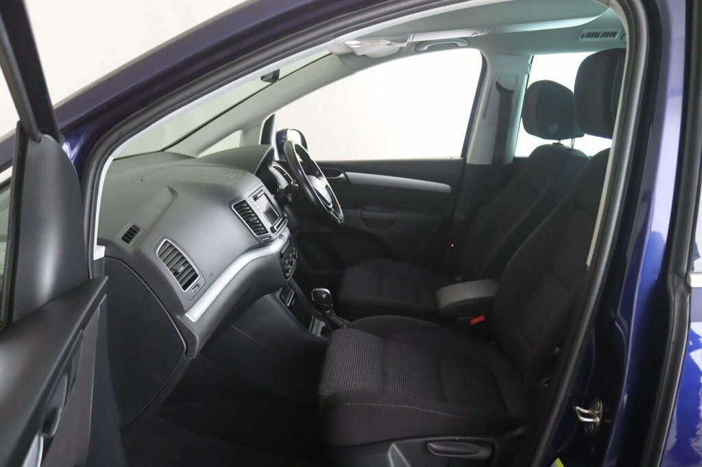Volkswagen Sharan Mpv Blue #6