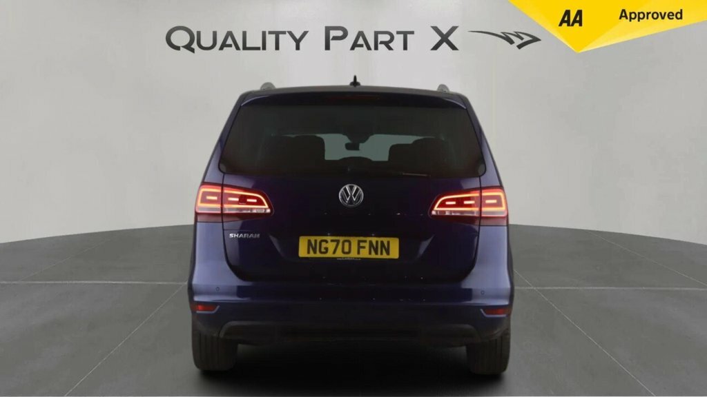 Volkswagen Sharan Mpv Blue #4