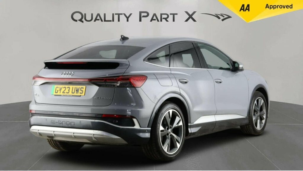 Audi Q4 E Tron Suv Grey #3