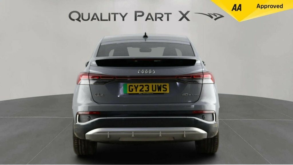 Audi Q4 E Tron Suv Grey #4