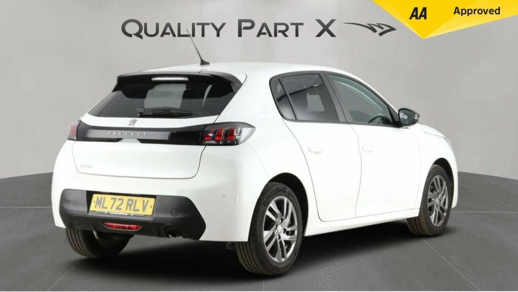 Peugeot 208 Hatchback ML72RLV White #3