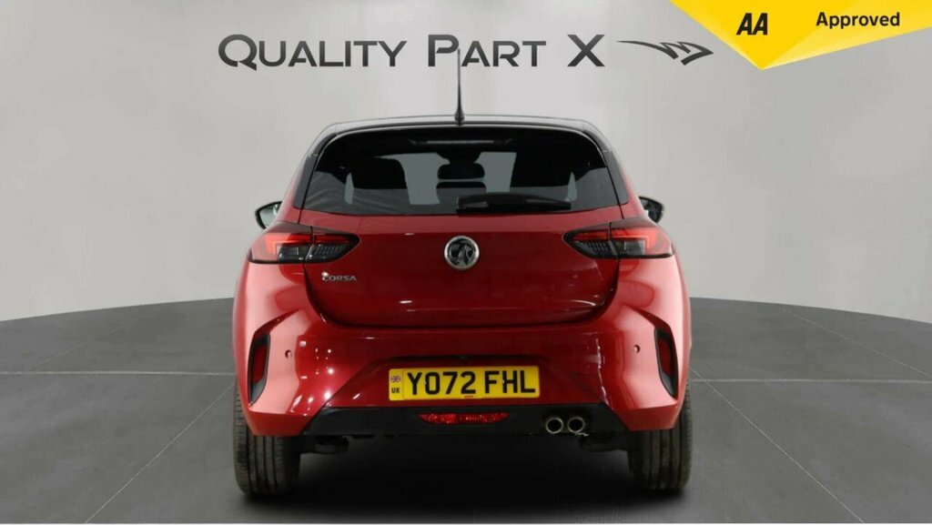 Vauxhall Corsa Hatchback YO72FHL Red #6