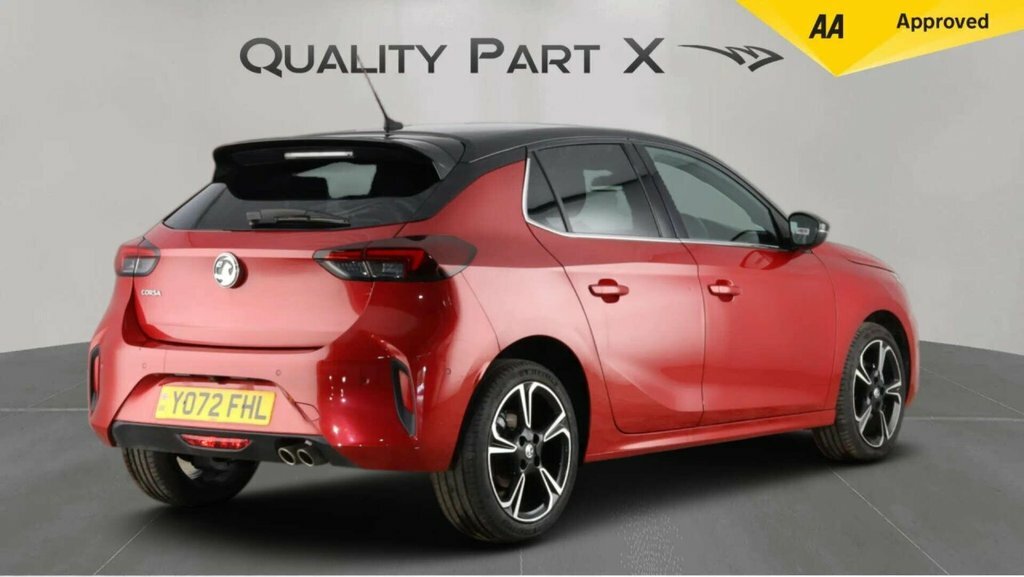 Vauxhall Corsa Hatchback YO72FHL Red #5