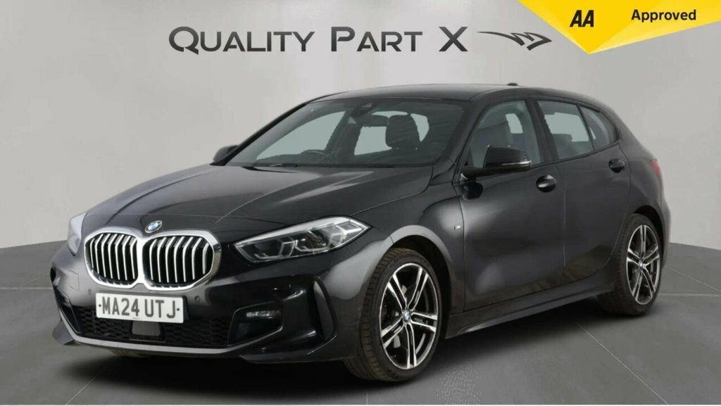 BMW 1 Series Hatchback MA24UTJ Black #3