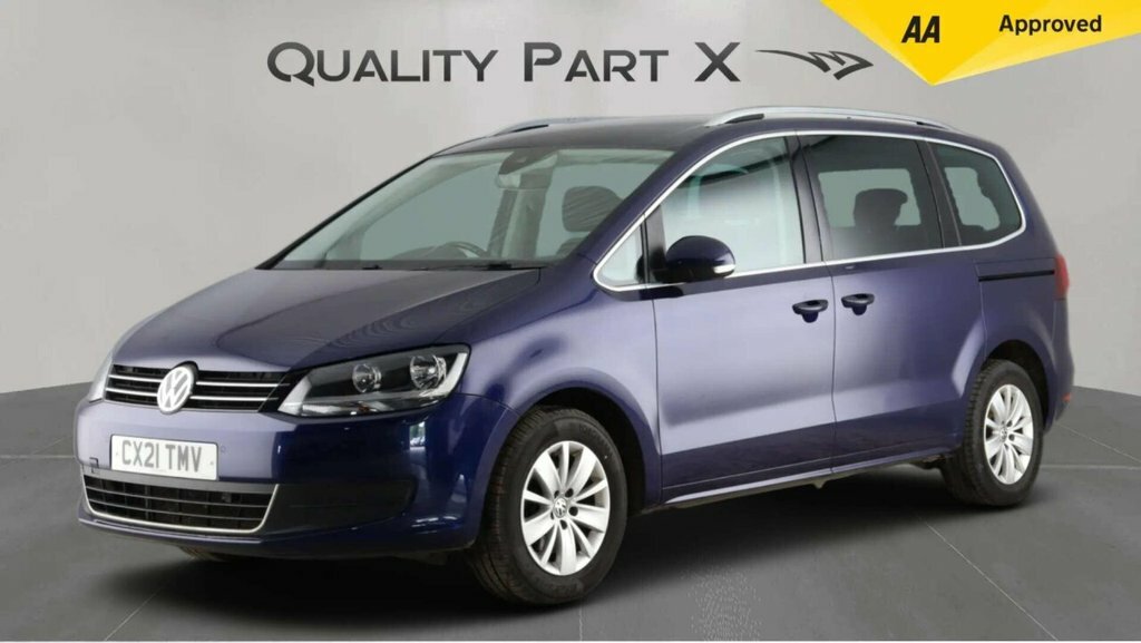 Volkswagen Sharan Mpv Blue #3