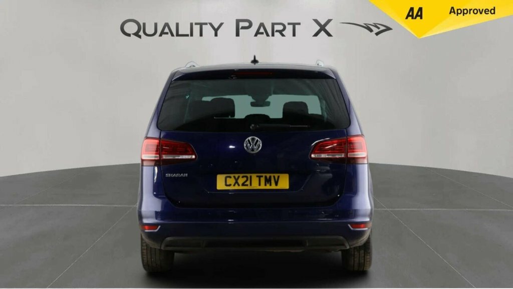 Volkswagen Sharan Mpv Blue #6