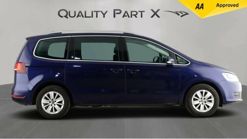 Volkswagen Sharan Mpv Blue #4