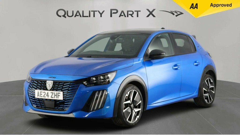 Peugeot 208 Hatchback Blue #3