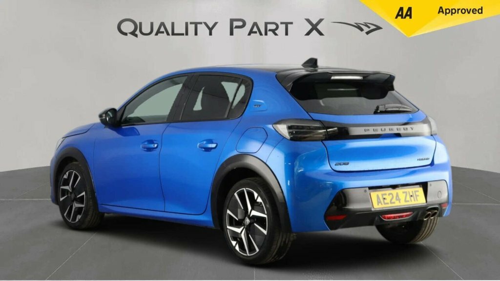 Peugeot 208 Hatchback Blue #6